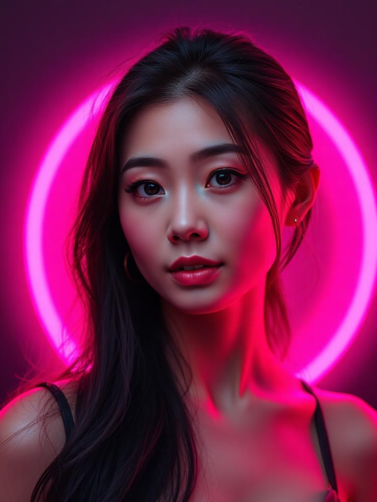 Mei, AI girlfriend portrait