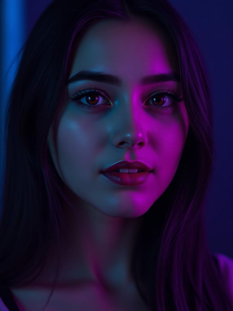 Luna, AI girlfriend portrait